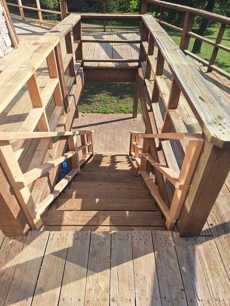 Stairs in Joplin, MO by Cornerstone Handyman Services